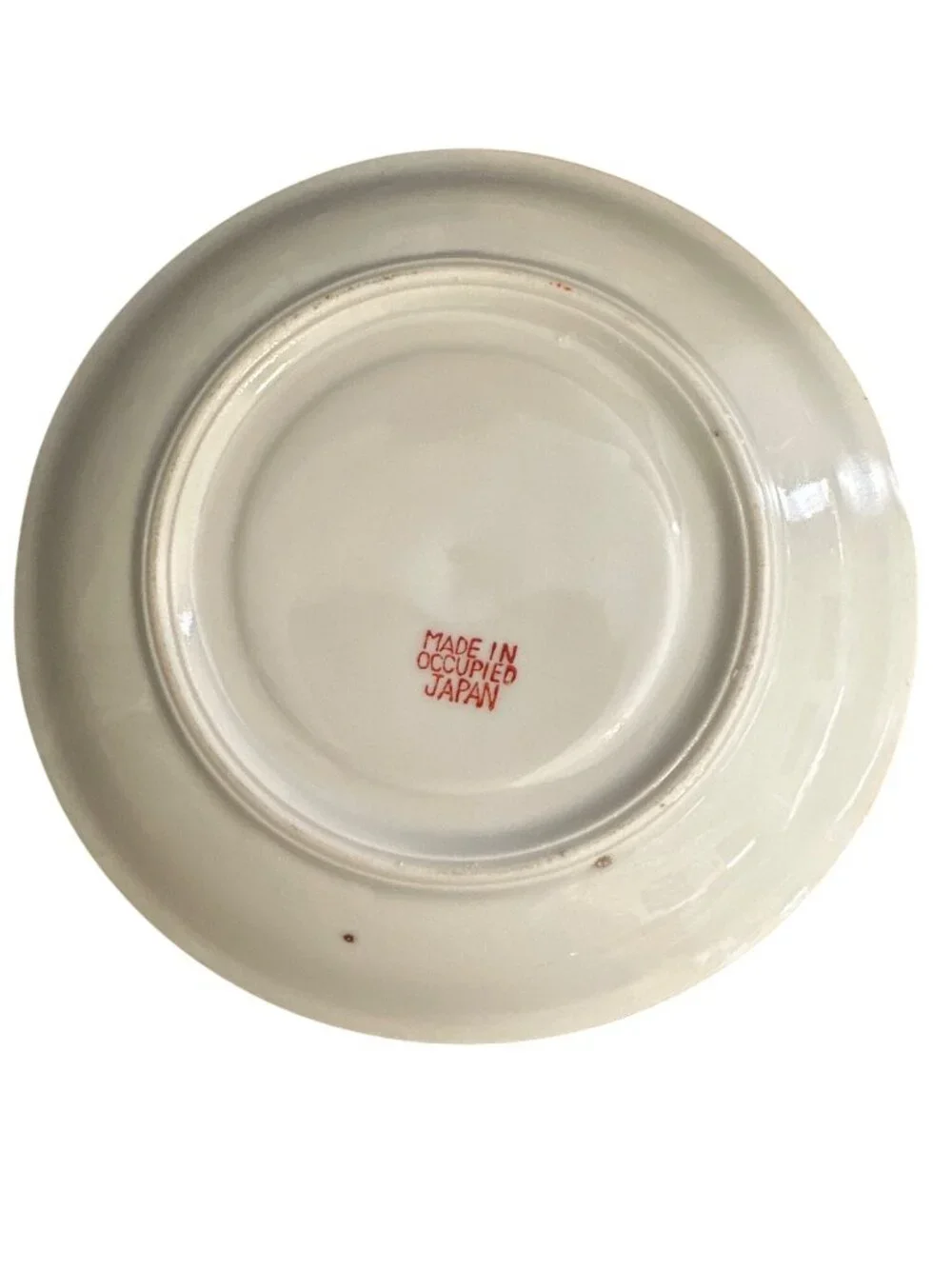 Vintage Made In Occupied Japan Floral Tea Cup & Saucer Set Hand-Painted Porcelai